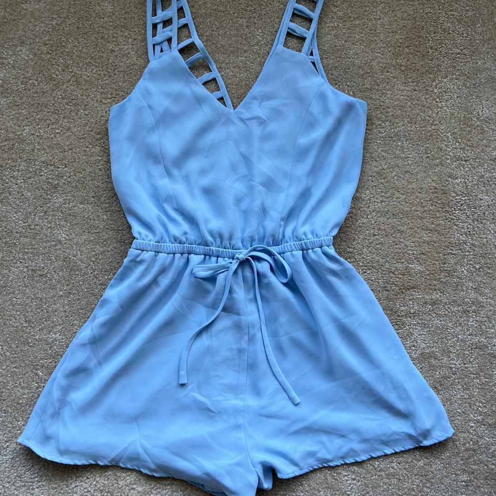 Baby Blue Romper